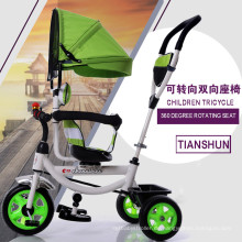 2016 China Wholesale 4 frische Farbe 360 ​​Grad drehende Dreirad für Kinder